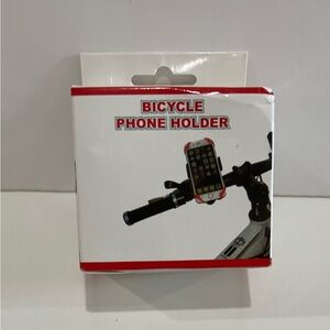 Red Bicycle Phone Holder